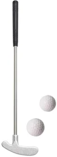 Mini-golfputter - set met 2 golfballen - tafelgolf- of oefengereedschap - voor kinderen/volwassenen