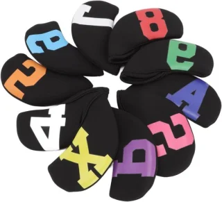 10-delige neopreen golf iron headcover set