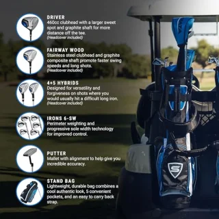16-delige heren golfset