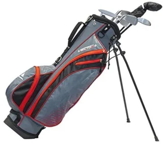 8-delige golfset voor rechtshandige mannen met standbag en accessoires