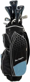 Ben Sayers M8 Dames Golfset Linkshandig Blauwe Cartbag