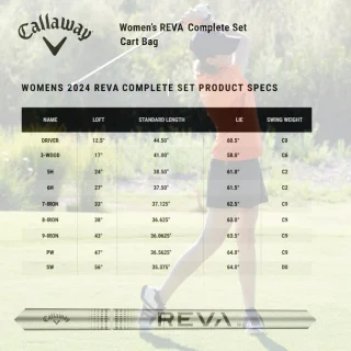 Callaway Reva 16-Delige Dames Golfset 2024 Links Graphite