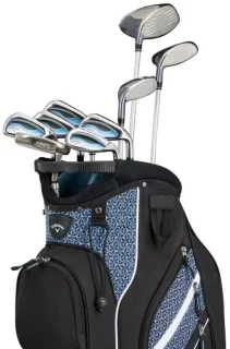 De Callaway Solaire Light Blue dames golfset met cartbag in één oogopslag