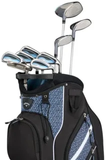 Callaway Solaire Light Blue dames golfset met cartbag