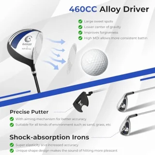 Complete 9-delige Heren Golfset