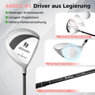 Complete Dames Golfset 9/11-delig Rechtshandig