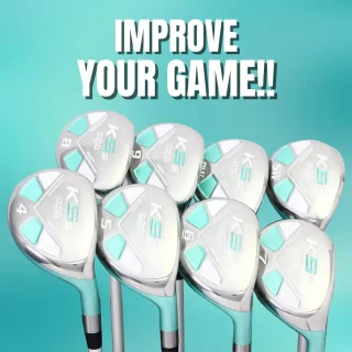 Complete Dames Hybride Golfset - IJzers 4 t/m SW