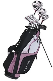 Complete damesgolfset – Driver, hybriden & ijzers (lengte 5'–5'3")