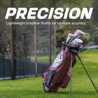 Complete damesgolfset – Driver, hybriden & ijzers (lengte 5'–5'3")
