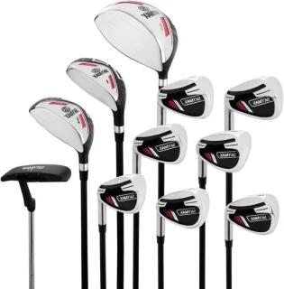 Complete golfset dames rechtshandig met grafieten shafts zwart