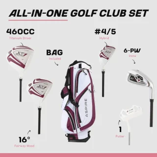 Complete golfset dames