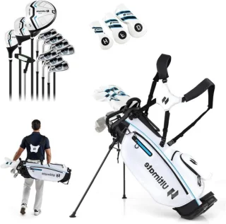 Complete Golfset Heren 15-delig - Blauw/Wit
