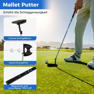 Wat vinden we goed aan de Complete golfset heren - rechtshandig - blauw