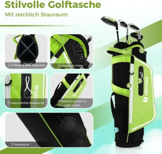 COSTWAY 6-delige kindergolfclubset rechtshandig