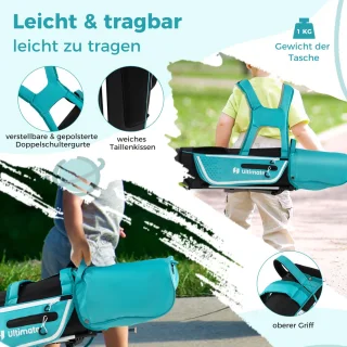 COSTWAY 6-delige kindergolfclubset rechtshandig met tas