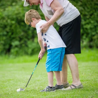 COSTWAY 6-delige kindergolfclubset rechtshandig met tas