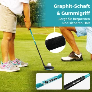COSTWAY 6-delige kindergolfclubset rechtshandig met tas