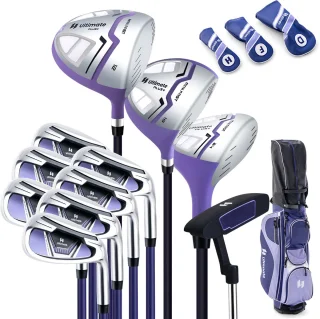 COSTWAY Complete Dames Golfclubset 11-delig Rechtshandig