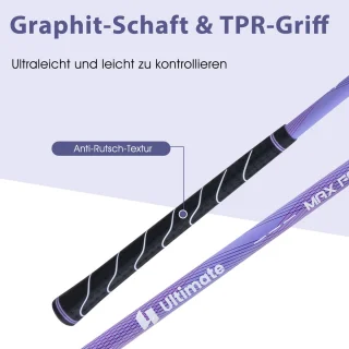 COSTWAY Complete Dames Golfclubset 11-delig Rechtshandig