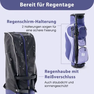 COSTWAY Complete Dames Golfclubset 11-delig Rechtshandig
