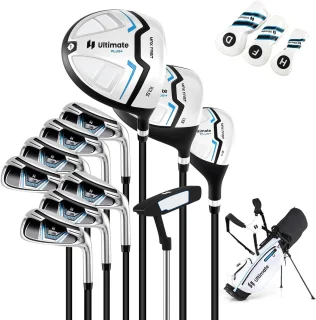 De COSTWAY complete golfclubset voor heren, 11-delig rechtshandig in één oogopslag