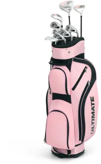Costway Dames Golfclubset 9-delig Rechtshandig Roze