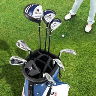 COSTWAY Golfclubset voor heren 9/11-delig rechtshandig
