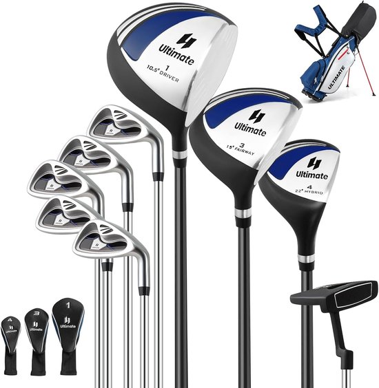 COSTWAY Golfclubset voor heren 9/11-delig rechtshandig review