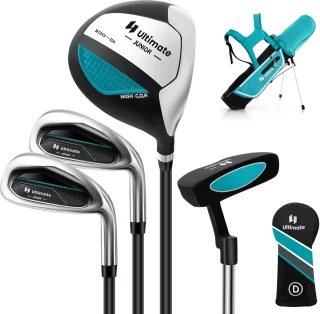COSTWAY Kinder Golfclubset Rechtshandig met Tas