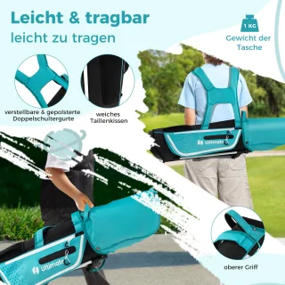 COSTWAY Kinder Golfclubset Rechtshandig met Tas