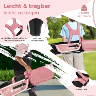 COSTWAY Kindergolfset Rechtshandig met Tas en Regenhoes