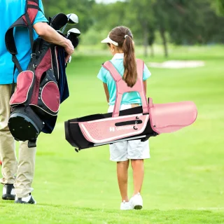 COSTWAY Kindergolfset Rechtshandig met Tas en Regenhoes