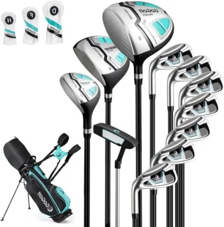Complete 15-delige Dames Golfset - Groen: Gemakkelijk beginnen met vertrouwen