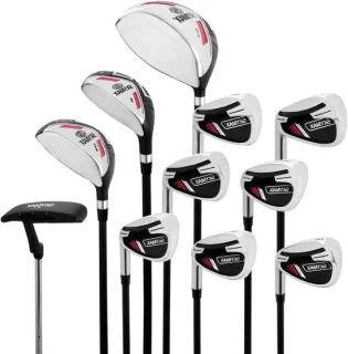 Dames golfset rechtshandig zwart