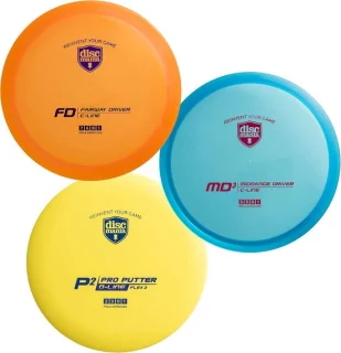Disc golf set 3 stuks