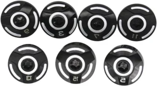 Driver gewichten set - 7 stuks (3-15 g) - wit