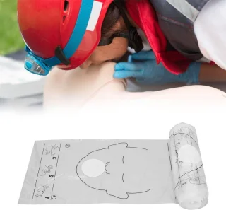 First Responder Wegwerp CPR-barrière