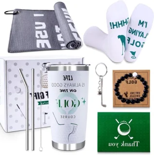Golf cadeauset 9-delig groen