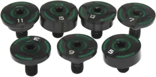 Golf gewichten set 7 stuks groen