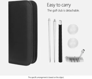 Golf Office Putter Set met Putting Cup en Tas