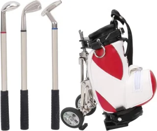 Golf Pen Set - Pennenetui Rood/Wit