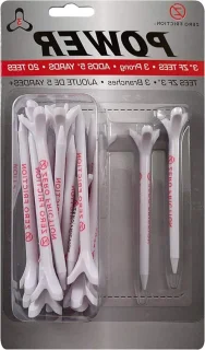 Golf tees 3 inch wit