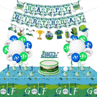 De Golf Verjaardagsversieringset - Feestdecoratie in één oogopslag