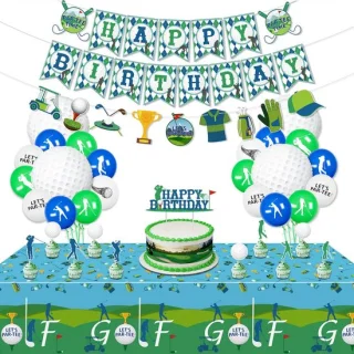 Golf Verjaardagsversieringset - Feestdecoratie review