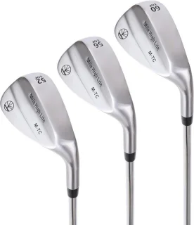Golf Wedge Set - Sand Wedges 52°/56°/60° Zilver