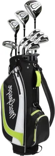Golfclub beginnerset 6-SW zwart/groen