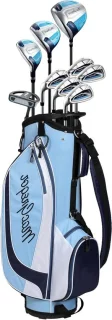 Golfclub set dames 7-sw blauw