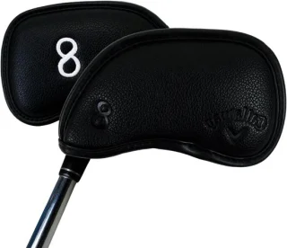 Golfclubhoezen set - 10 stuks - zwart