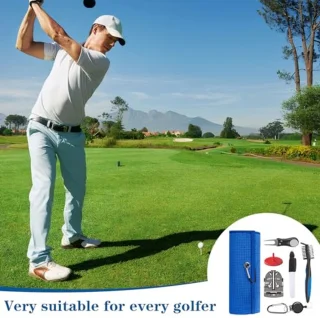 Golfhanddoek en Reinigingsset - Golfaccessoires