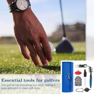 Golfhanddoek en Reinigingsset - Golfaccessoires